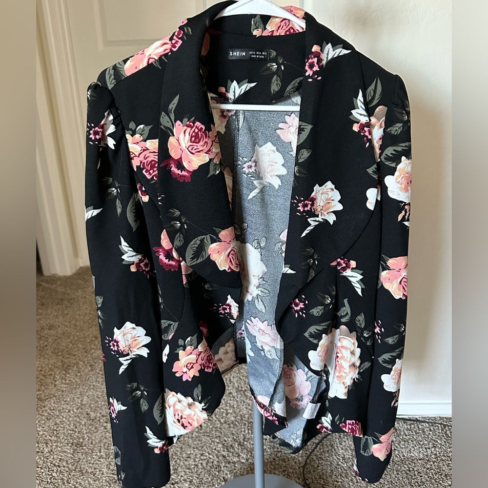Floral print jacket